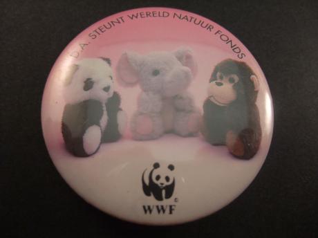 D.A. Drogist steunt Wereld Natuur Fonds WWF knuffeldieren